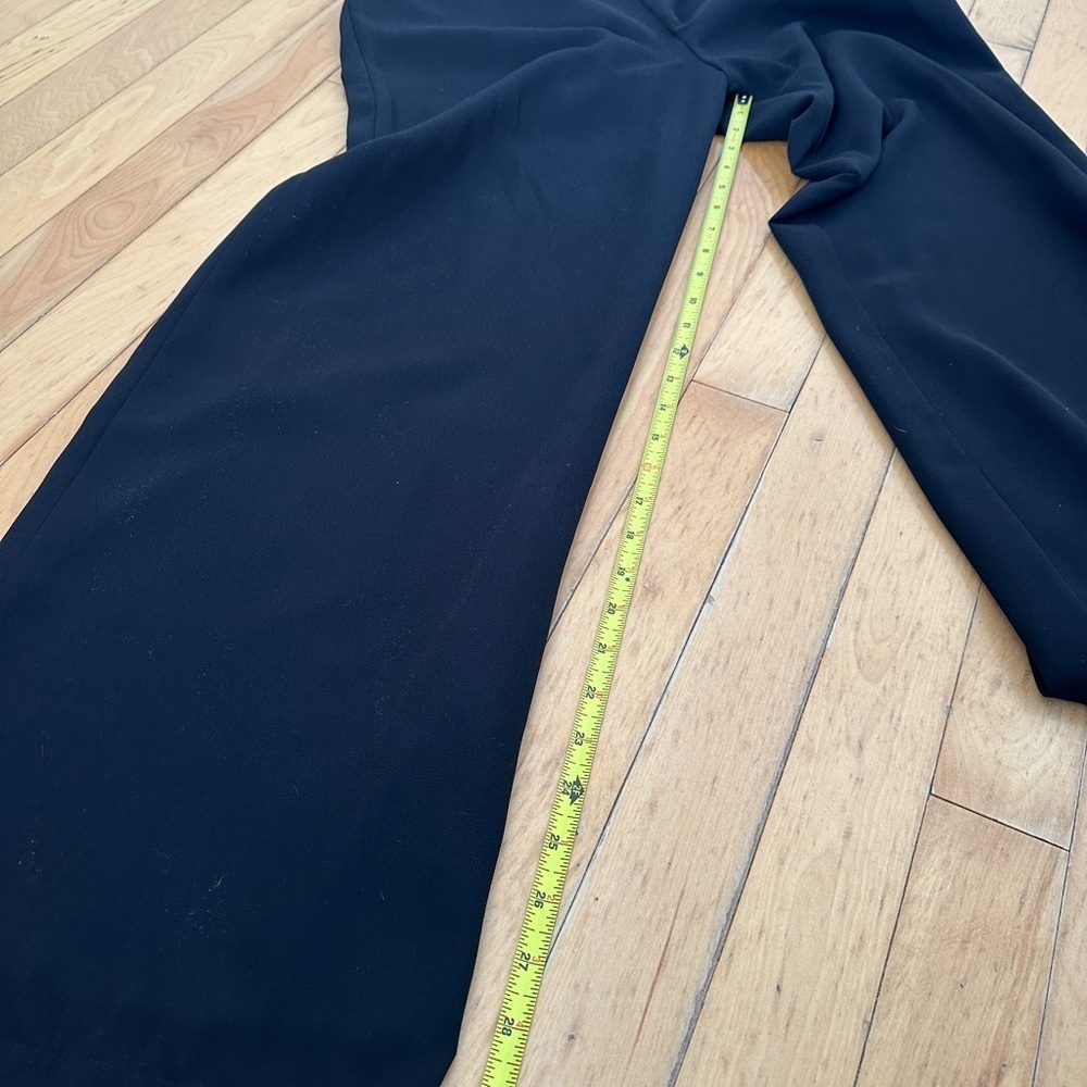 Vintage “Moonlighting”Black Straight Leg Dress Pants - Size 11/12 - Picture 7 of 9